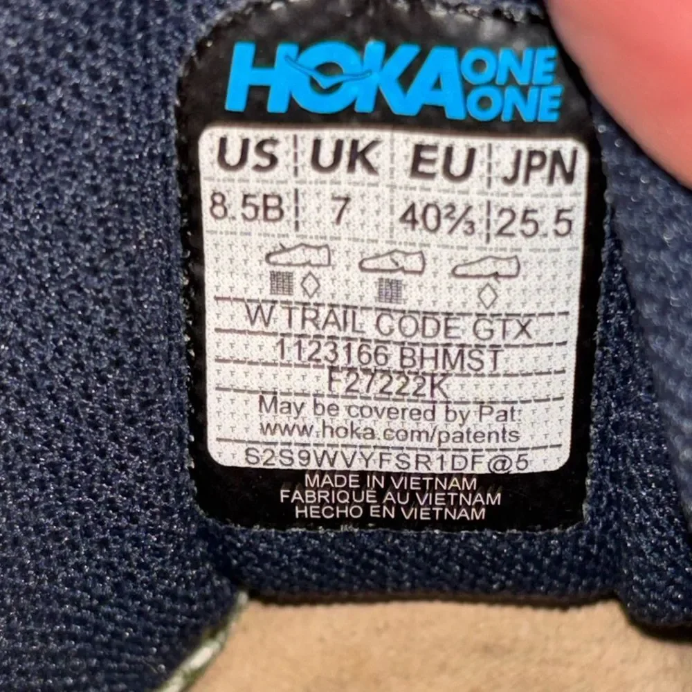 Hoka Women’s Trail Code GTX 8.5-PRICE FIRM